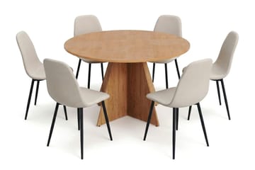 Beige/metalben sort - Eg