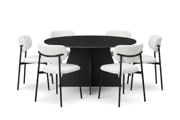 150 cm - Sortbejdset eg
