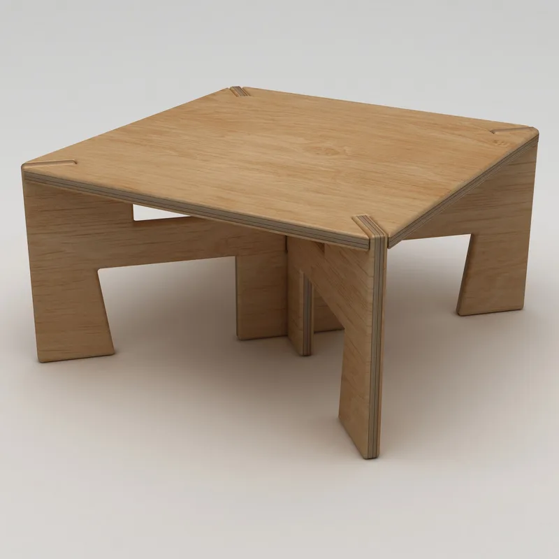 Vetira Sofabord 75 cm, Naturtræ