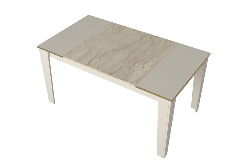 Veyron Spisebord 145 cm Rektangulært - Beige/Sandsten - Møbler - Borde - Spisebord og køkkenbord