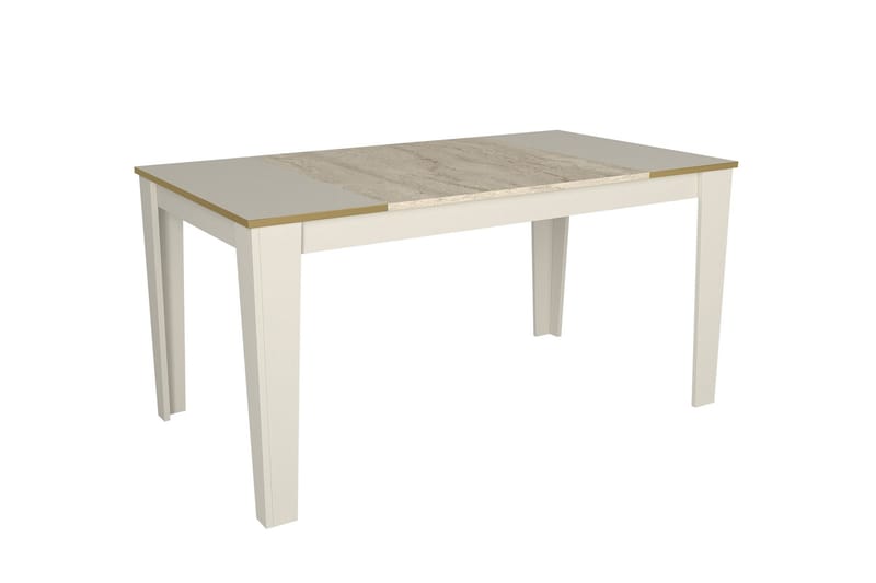 Veyron Spisebord 145 cm Rektangulært - Beige/Sandsten - Møbler - Borde - Spisebord og køkkenbord