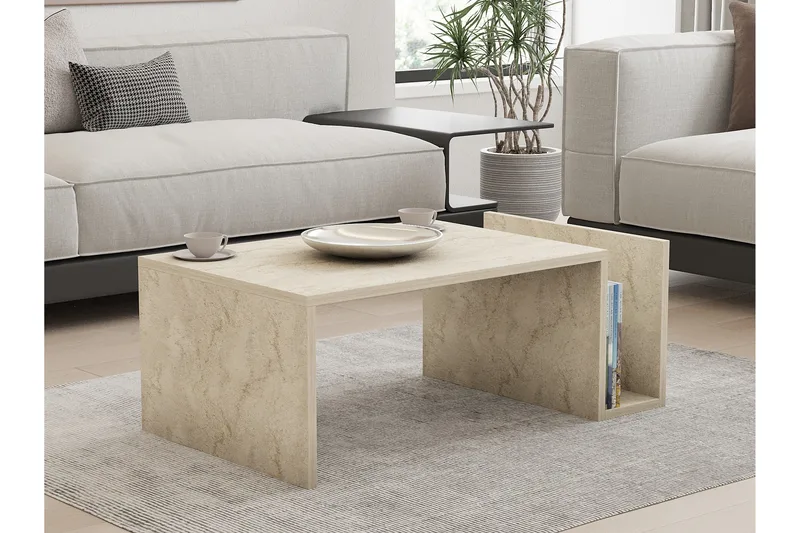 Vimenil Sofabord 87 cm - Beige - Møbler - Borde - Sofabord