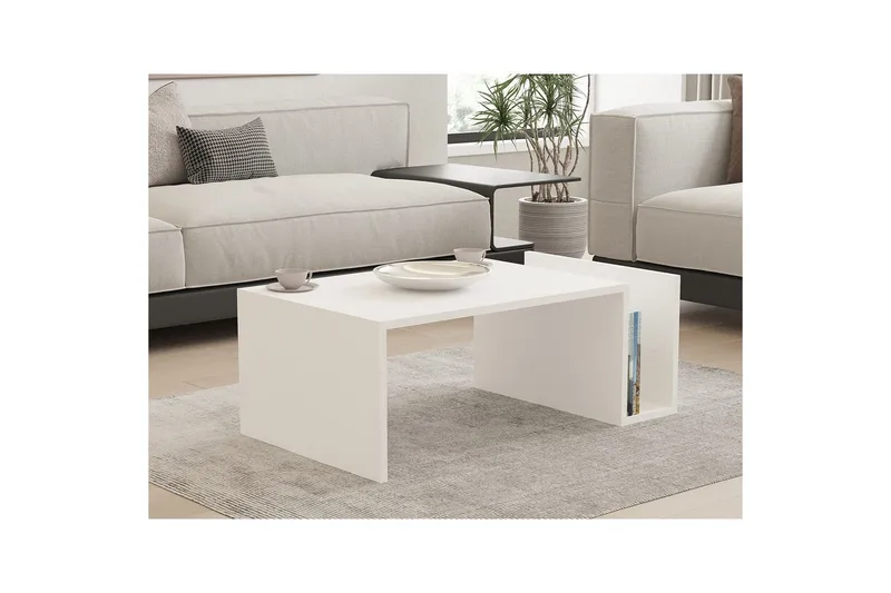 Vimenil Sofabord 87 cm - Hvid - Møbler - Borde - Sofabord