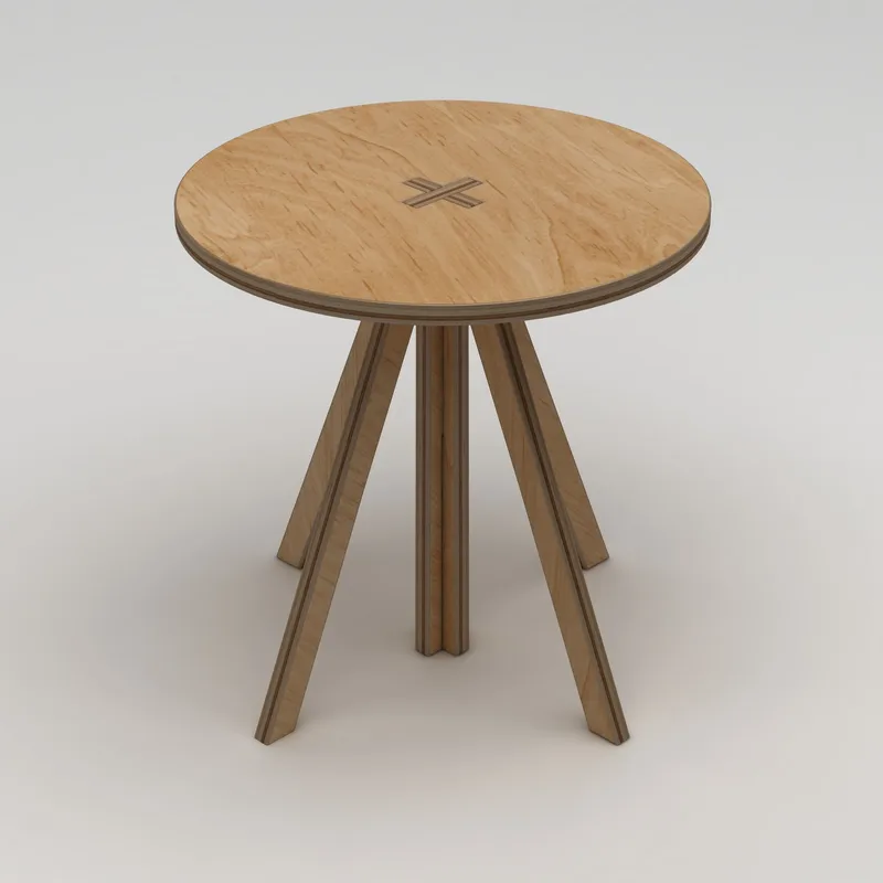 Vimora Spisebord 75 cm - Naturligt træ - Møbler - Borde - Spisebord og køkkenbord