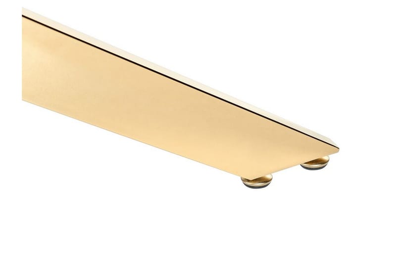 Vincenzo Spisebord 120 cm Rund - Gennemsigtig/Guld - Møbler - Borde - Spisebord og køkkenbord