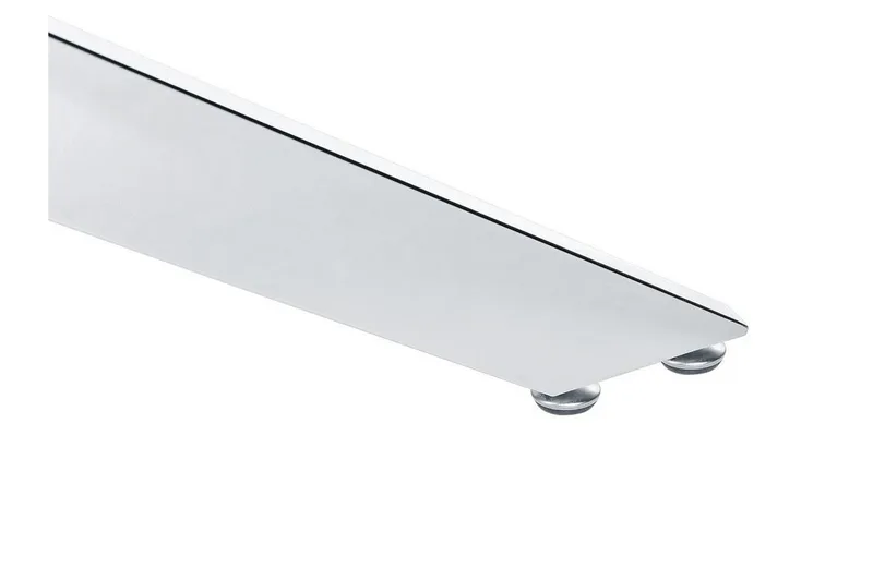 Vincenzo Spisebord 120 cm Rund - Gennemsigtig/Sølv - Møbler - Borde - Spisebord og køkkenbord