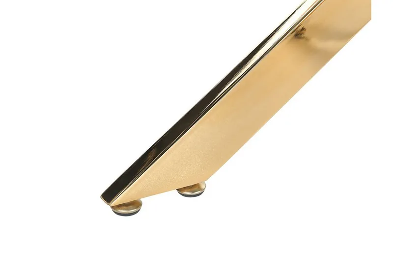 Vincenzo Spisebord 70x120 cm - Gennemsigtig/Guld - Møbler - Borde - Spisebord og køkkenbord