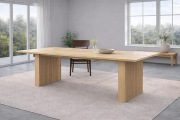 VIND Humle rektangulært spisebord 200 cm - Natur - Møbler - Borde - Spisebord og køkkenbord