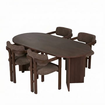 Vintar Spisebord- og stolessæt 180x75x90 cm 5 dele