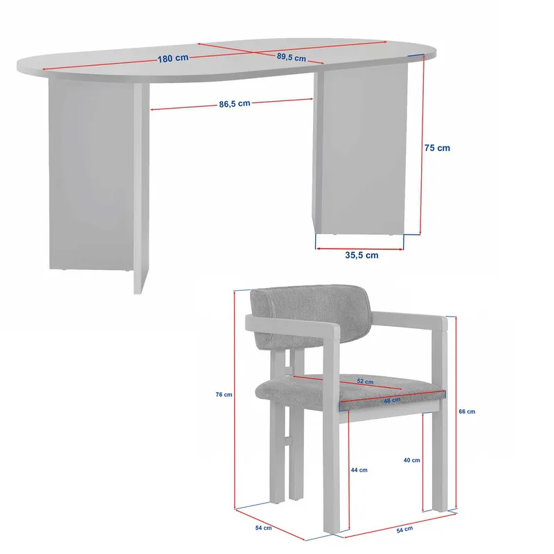 Vintar Spisebord- og stolessæt 180x75x90 cm 7 dele - Milano Walnut, Dark Walnut, Brown - Møbler - Borde - Spisebordssæt
