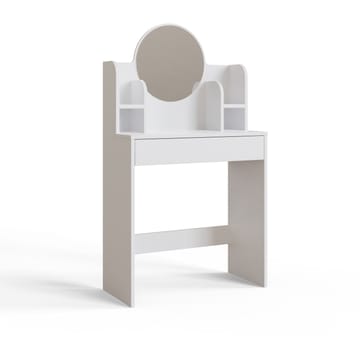 Vorina Sminkebord 85 cm - Hvid - Møbler - Borde - Sminkebord & konsolbord