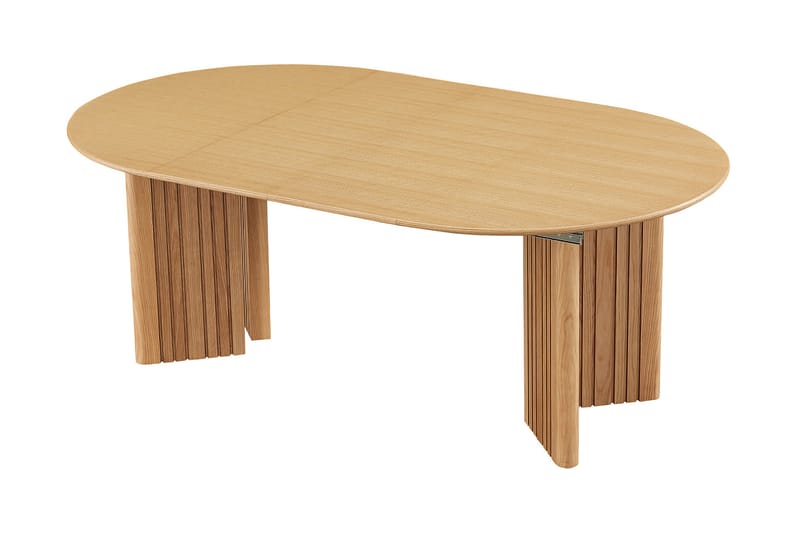 Vrajolli Udvideligt Rundt Spisebord 120/200 cm - Natur - Spisebord og køkkenbord