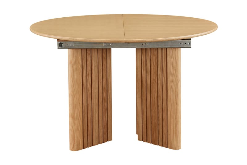Vrajolli Udvideligt Rundt Spisebord 120/200 cm - Natur - Spisebord og køkkenbord
