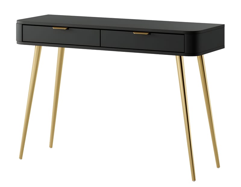 Walia Sminkebord 113 cm - Sort - Møbler - Borde - Sminkebord & konsolbord