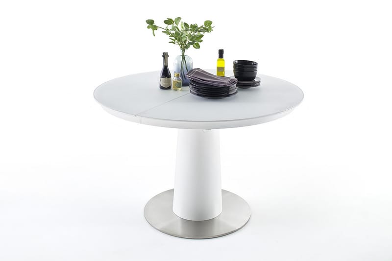 Waris Udvideligt Spisebord 120 cm - Hvid - Spisebord og køkkenbord