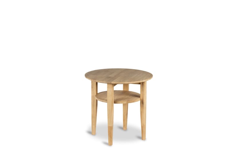 Waterloo Rundt Sofabord 58 cm i massivt træ - Natur - Møbler - Borde - Sofabord