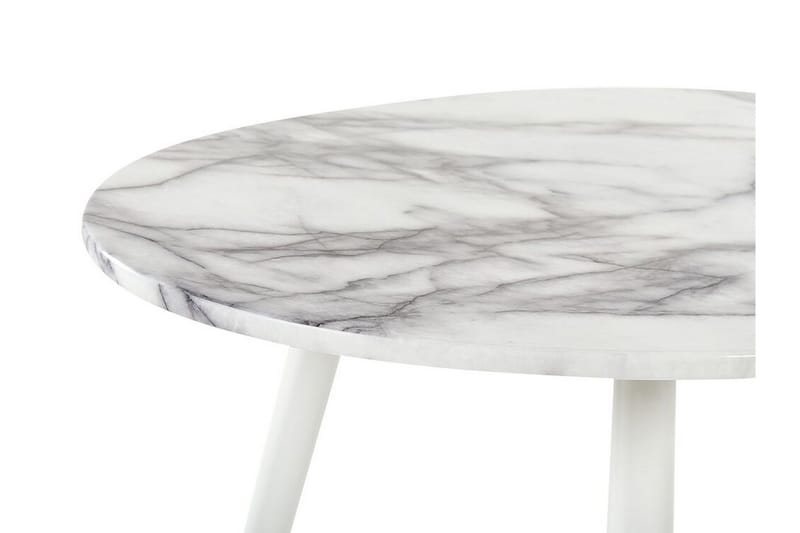 Wellon Spisebord 70x120 cm - Hvidt Guld - Møbler - Borde - Spisebord og køkkenbord