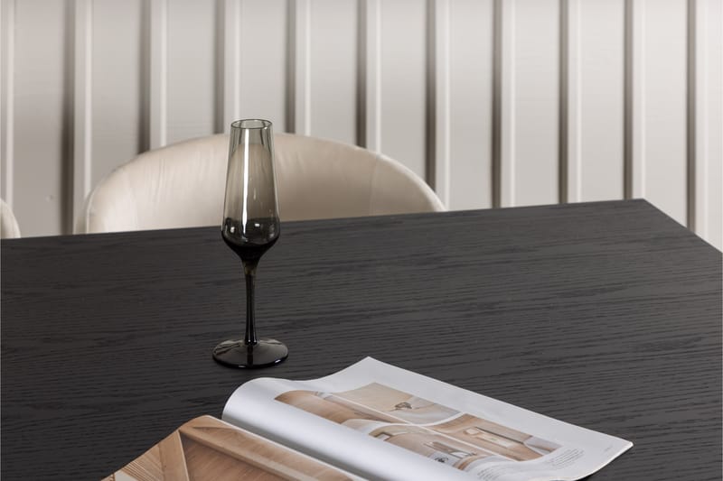 Ystad Spisebordssæt 220 cm Rektangulær med 6 Berit Stole - Beige - Møbler - Borde - Spisebordssæt