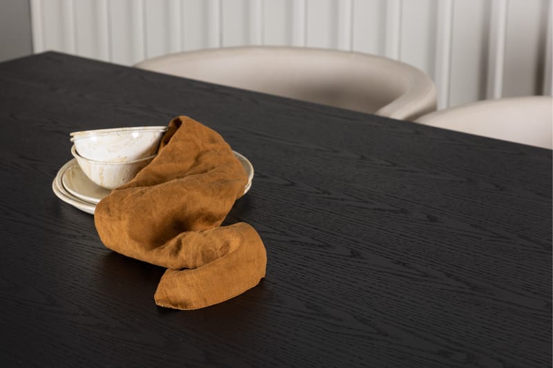 Ystad Spisebordssæt 220 cm Rektangulær med 6 Simrishamn Stole - Beige - Møbler - Borde - Spisebordssæt