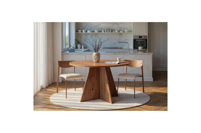 Zalen Spisebord 120 cm - Beige - Møbler - Borde - Spisebord og køkkenbord