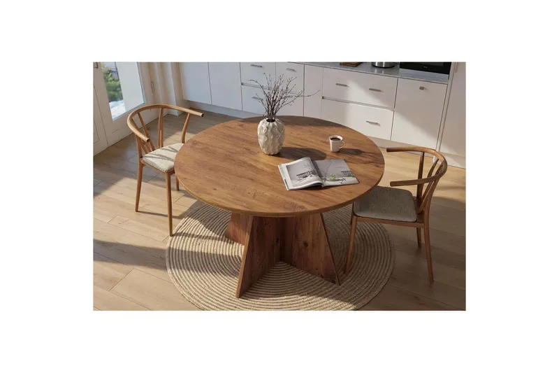 Zalen Spisebord 120 cm - Beige - Møbler - Borde - Spisebord og køkkenbord