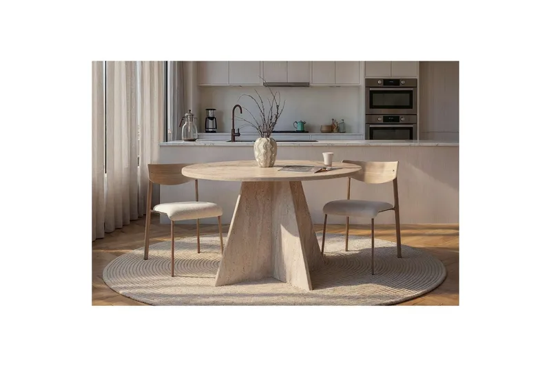 Zalen Spisebord 120 cm - Beige - Møbler - Borde - Spisebord og køkkenbord