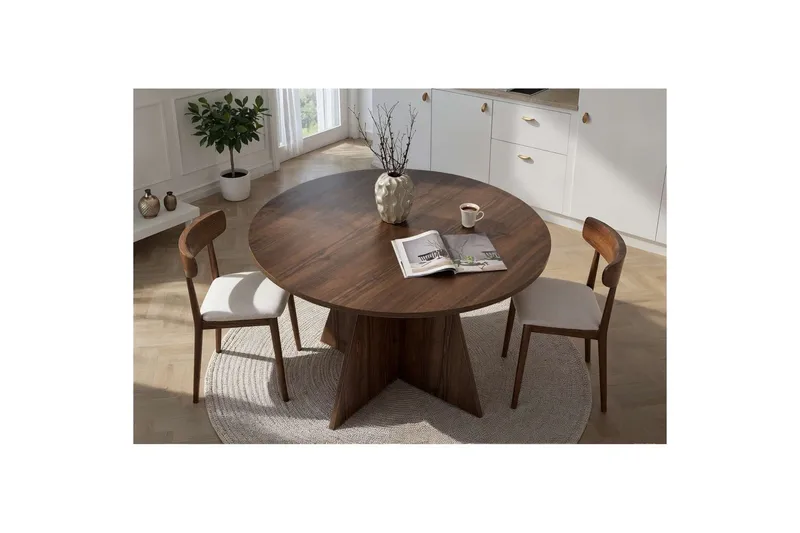 Zalen Spisebord 120 cm - Valnød - Møbler - Borde - Spisebord og køkkenbord