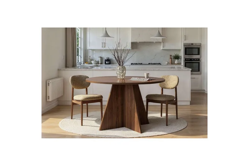 Zalen Spisebord 120 cm - Valnød - Møbler - Borde - Spisebord og køkkenbord