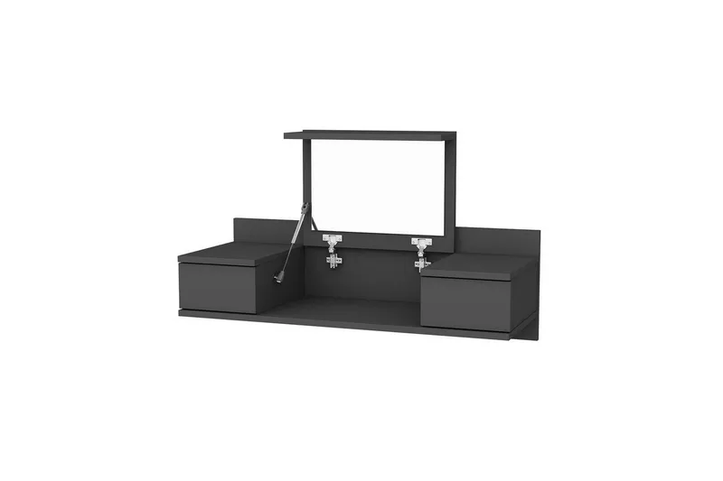 Zenn Toiletbord 100 cm - Antracit - Møbler - Borde - Sminkebord & konsolbord