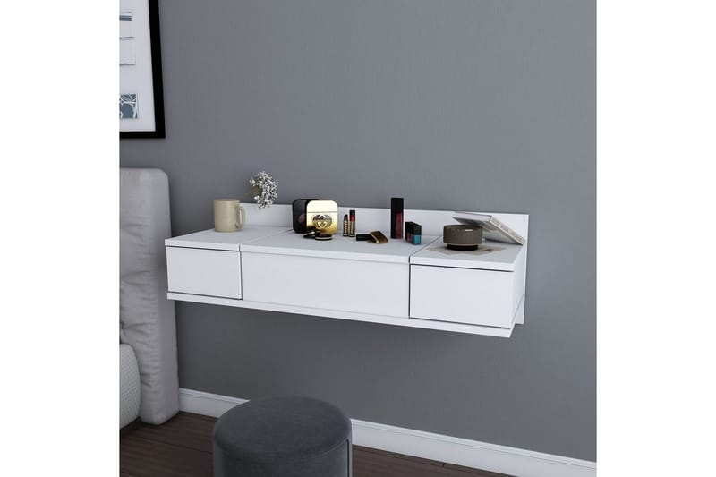 Zenn Toiletbord 100 cm - Hvid - Møbler - Borde - Sminkebord & konsolbord