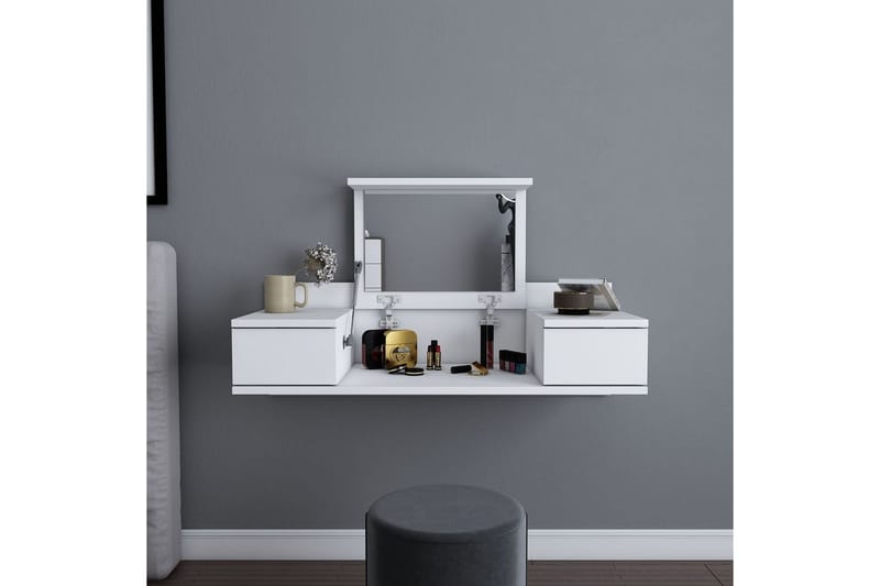 Zenn Toiletbord 100 cm - Hvid - Møbler - Borde - Sminkebord & konsolbord