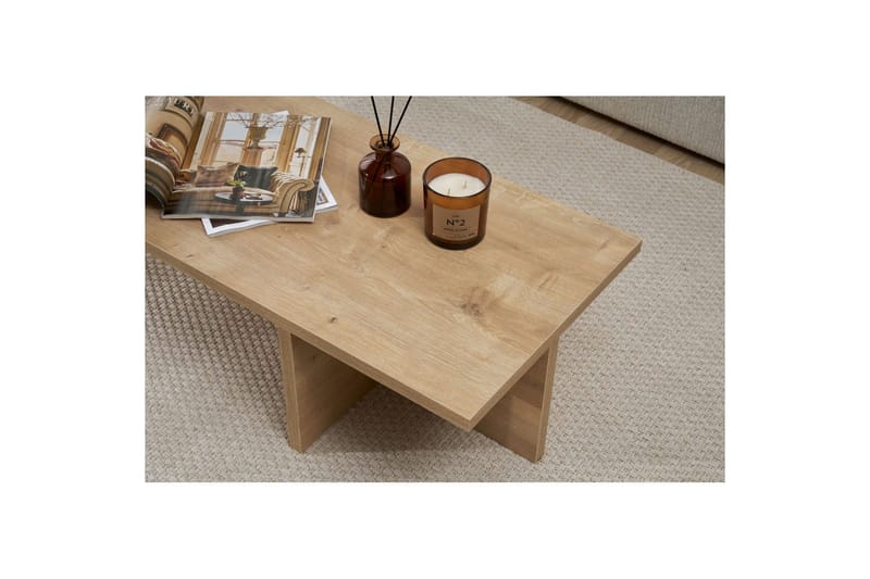 Zephral Sofabord 120 cm - Natur - Møbler - Borde - Sofabord