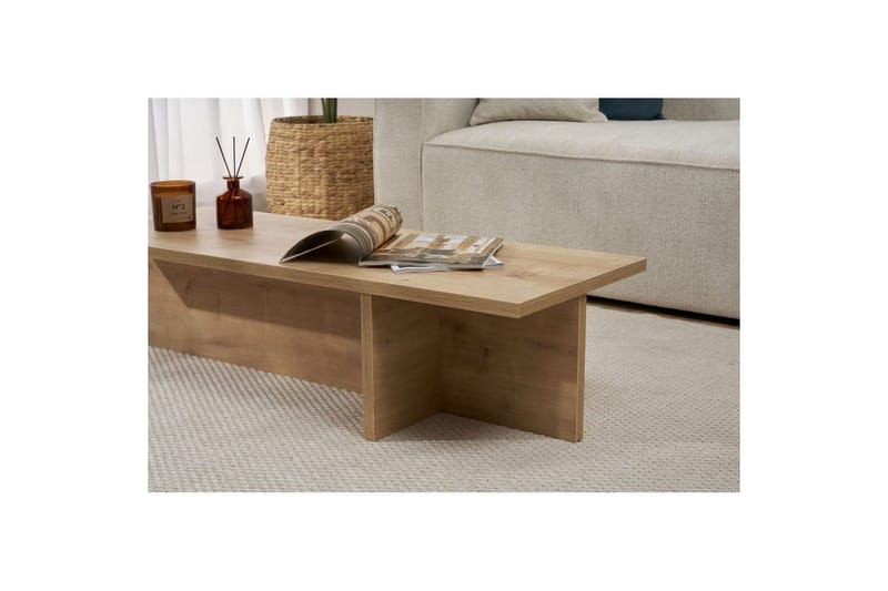 Zephral Sofabord 120 cm - Natur - Møbler - Borde - Sofabord