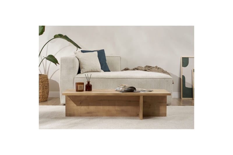 Zephral Sofabord 120 cm - Natur - Møbler - Borde - Sofabord