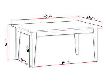 Zeylor Sofabord 90 cm - Møbler - Borde - Sofabord