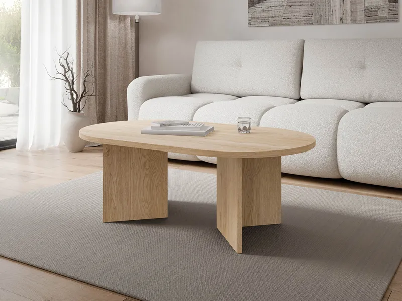 Zyleron Sofabord 110 cm - Lysebrun - Møbler - Borde - Sofabord