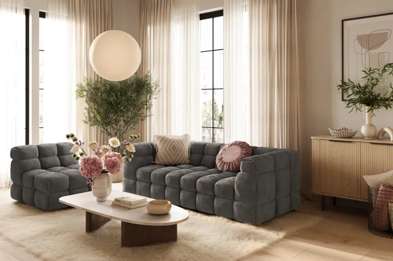 Elise Lænestol - Mørkegrå - Møbler - Stole & lænestole - Lænestole - Lænestol uden armlæn