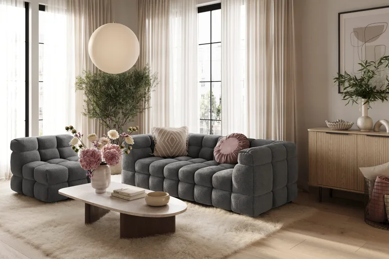 Elise Lænestol - Mørkegrå - Møbler - Sofaer