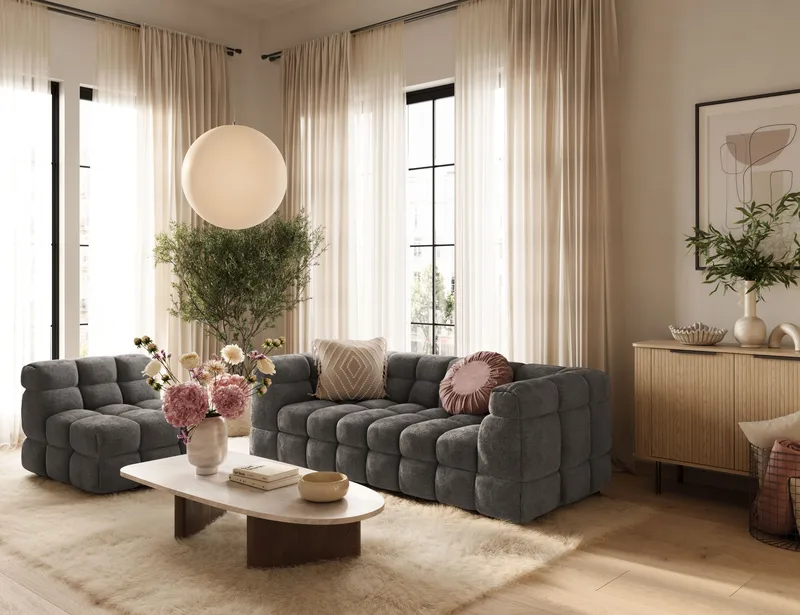 Elise Lænestol - Mørkegrå - Møbler - Stole & lænestole - Lænestole - Lænestol uden armlæn