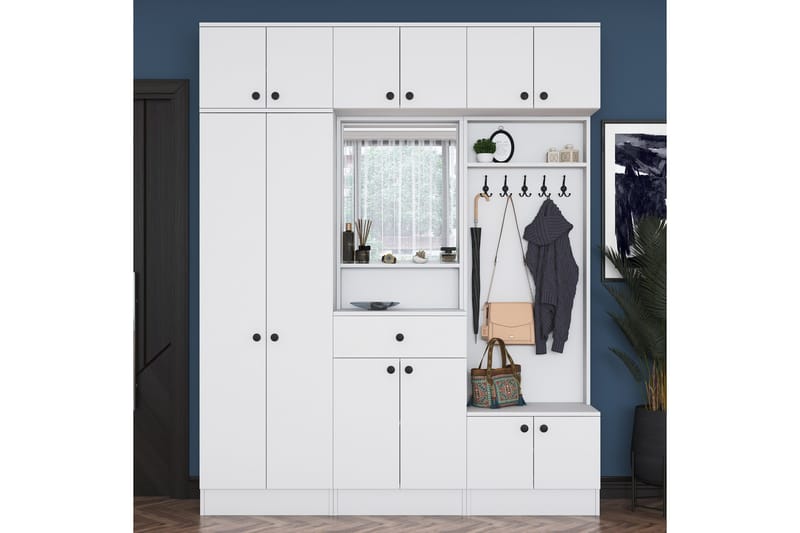 Honny Entrésæt Hvid - Hanah Home - Møbler - Entrémøbler - Møbelsæt til hall og entre