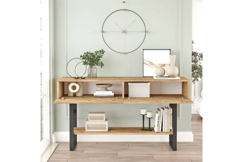 Nagia Entrésæt Lys brun - Hanah Home - Møbler - Entrémøbler - Møbelsæt til hall og entre