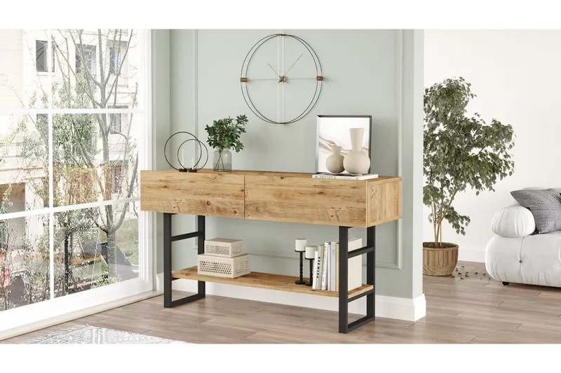 Nagia Entrésæt Lys brun - Hanah Home - Møbler - Entrémøbler - Møbelsæt til hall og entre