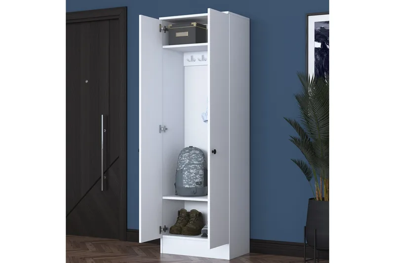 Hooda Entrémøbelsett Hvit - Hanah Home - Møbler - Entrémøbler - Møbelsæt til hall og entre