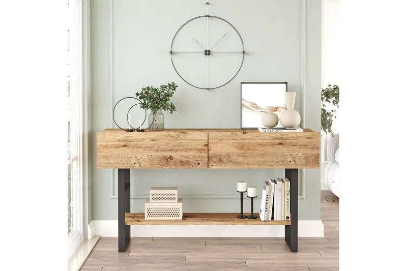 Nagia Entrésæt Lys brun - Hanah Home - Møbler - Entrémøbler - Møbelsæt til hall og entre