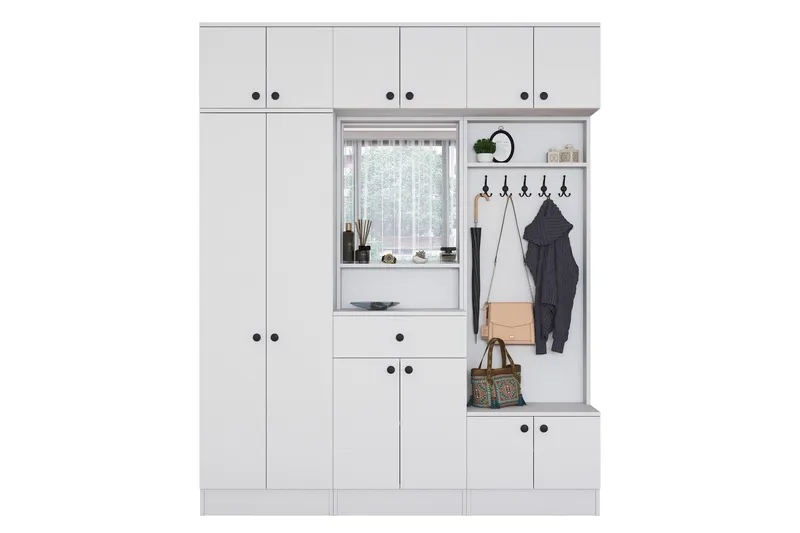 Honny Entrésæt Hvid, Hanah Home