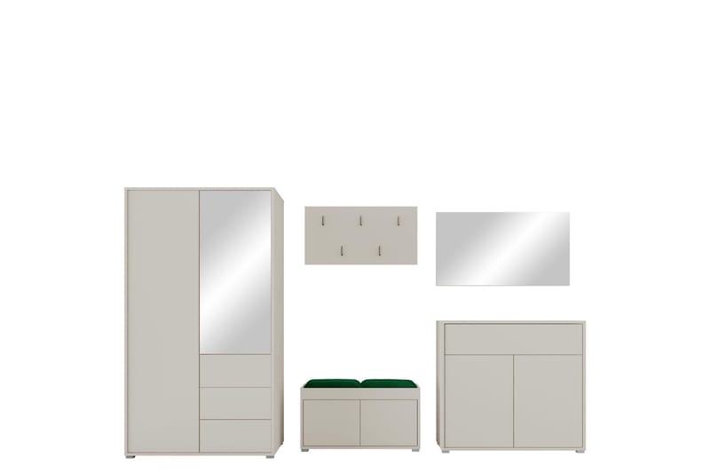 Agawal Entremøbelsæt - Møbler - Entrémøbler - Møbelsæt til hall og entre