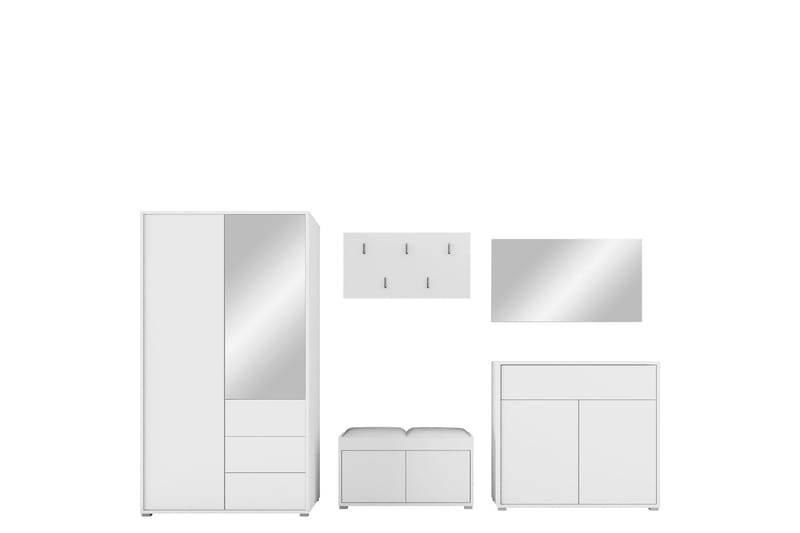 Agawal Entremøbelsæt - Møbler - Entrémøbler - Møbelsæt til hall og entre