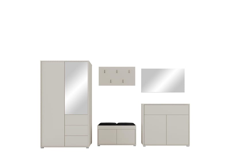 Agawal Entremøbelsæt - Møbler - Entrémøbler - Møbelsæt til hall og entre