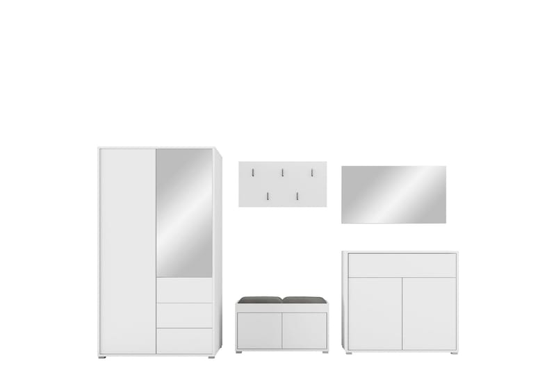 Agawal Entremøbelsæt - Møbler - Entrémøbler - Møbelsæt til hall og entre