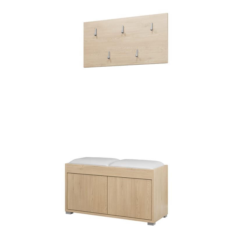 Agawal Hallmöbelset - Brun - Møbler - Entrémøbler - Møbelsæt til hall og entre